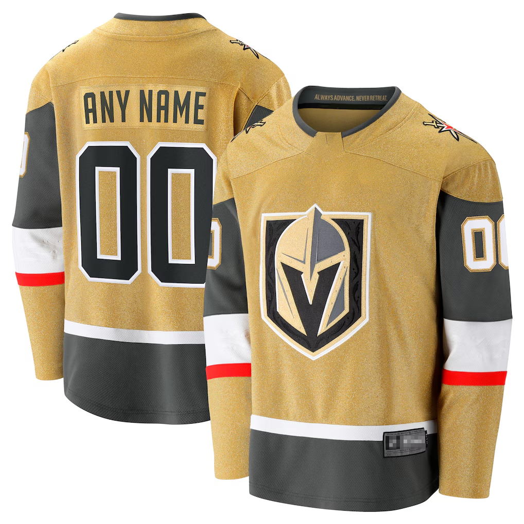 Tlead Custom V.Golden Knights Home Breakaway Jerseys