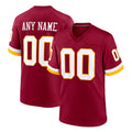 Tlead Custom W.Commanders Burgundy Game Home Any Name & Numbers Stitched Jerseys