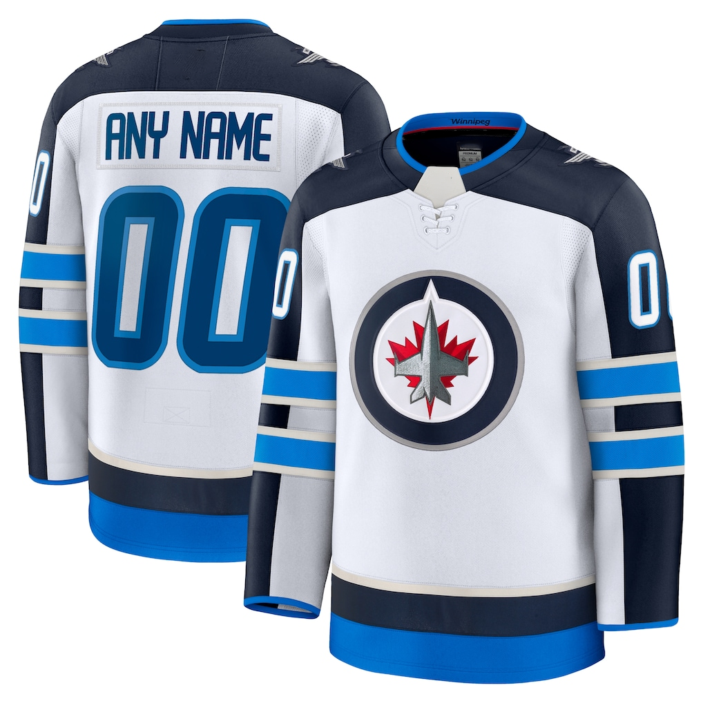 Tlead Custom W.Jets White Away Premium Jerseys