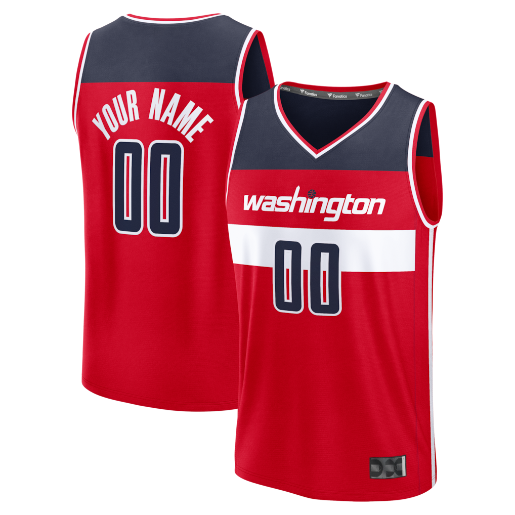 Tlead Custom W.Wizards Red Fastbreak Jerseys - Icon Edition