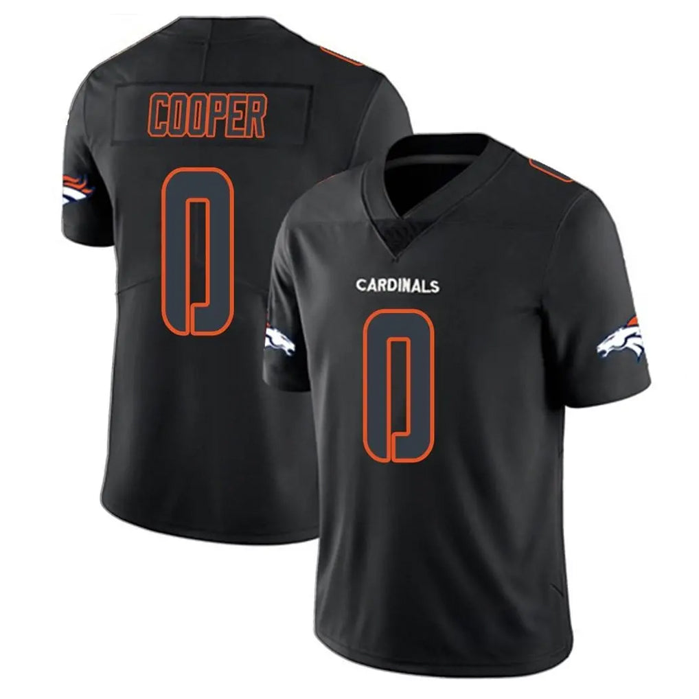 Tlead D.Broncos #0 Jonathon Cooper Player Black Impact Limited Game Stitched Jerseys