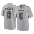 Tlead D.Broncos #0 Jonathon Cooper Player Gray Atmosphere Fashion Limited Game Stitched Jerseys