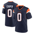 Tlead D.Broncos #0 Jonathon Cooper Player Navy Home Game Stitched Jerseys