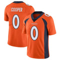 Tlead D.Broncos #0 Jonathon Cooper Player Orange Color Vapor Untouchable Limited Game Stitched Jerseys
