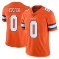 Tlead D.Broncos #0 Jonathon Cooper Player Orange Vapor Untouchable Limited Home Game Stitched Jerseys