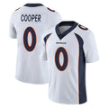 Tlead D.Broncos #0 Jonathon Cooper Player White Vapor Untouchable Limited Home Game Stitched Jerseys