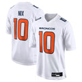 Tlead D.Broncos #10 Bo Nix Player White Fashion Limited Game Stitched Jerseys