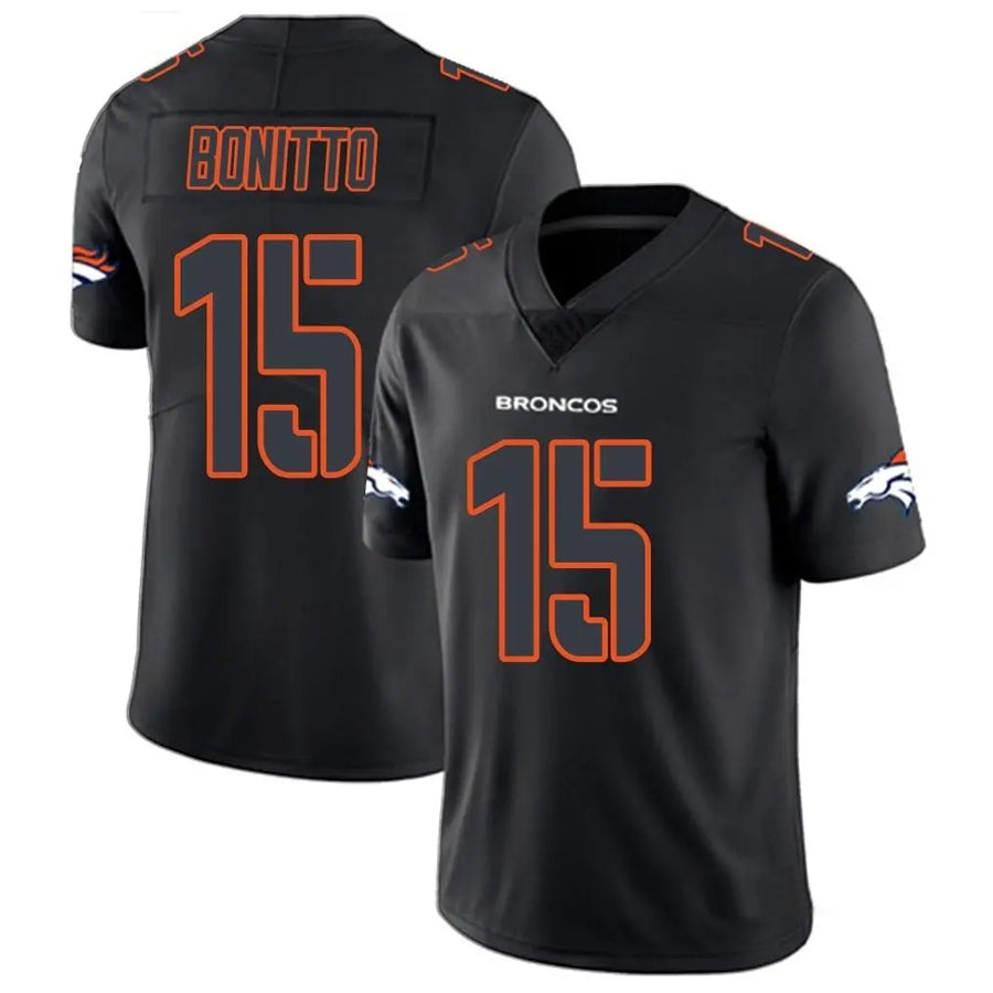 Tlead D.Broncos #15 Nik Bonitto Player Limited Black Impact Stitched Jerseys