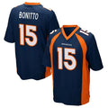 Tlead D.Broncos #15 Nik Bonitto Player Navy Game Stitched Jerseys