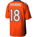 Tlead D.Broncos #18 Peyton Manning Mitchell & Ness Orange Big & Tall 2015 Retired Player Replica Stitched Puhic Jersey