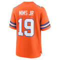 Tlead D.Broncos #19 Marvin Mims Jr Orange Mile High Collection 1977 Throwback Player Game Stitched Jerseys