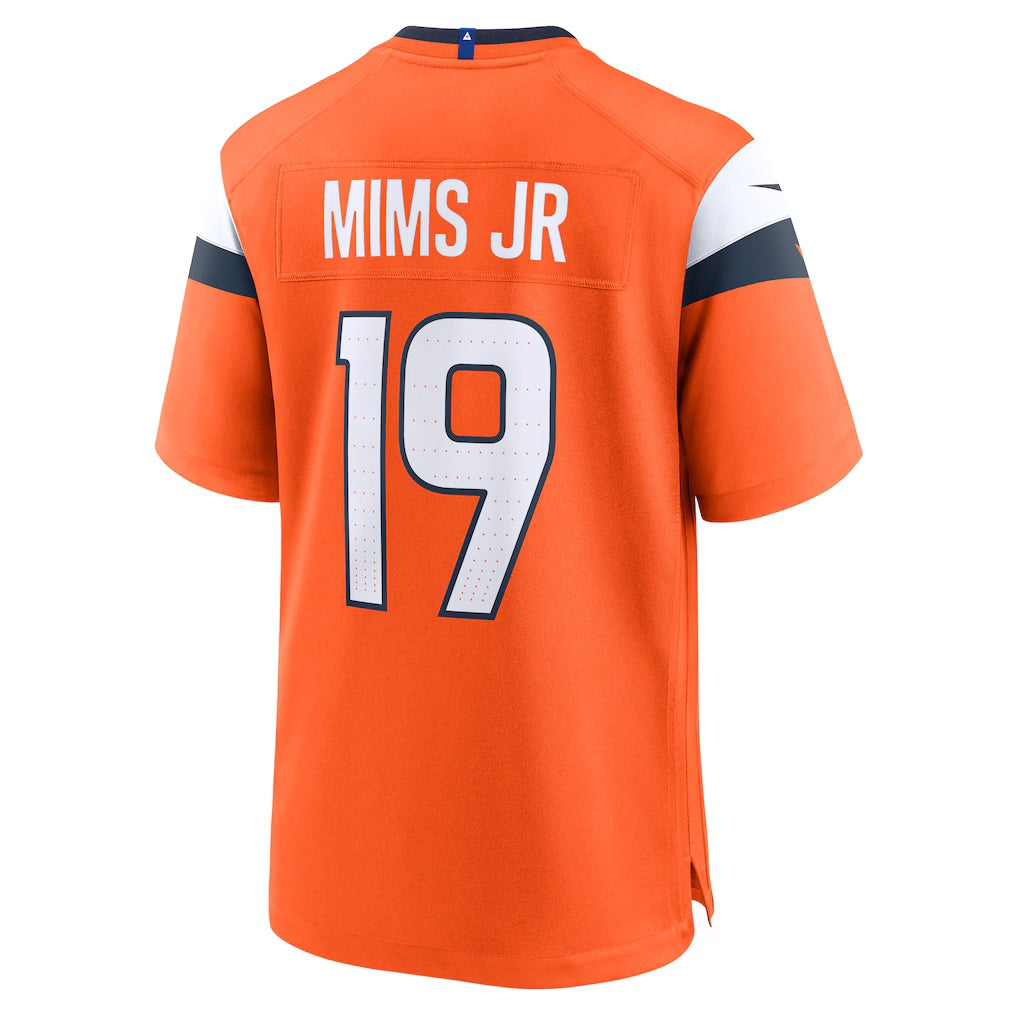 Tlead D.Broncos #19 Marvin Mims Jr Orange Team Game Stitched Jerseys