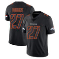 Tlead D.Broncos #27 J.K. Dobbins Player Black Impact Limited Game Stitched Jerseys