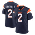 Tlead D.Broncos #2 Pat Surtain II Player Navy Home Game Stitched Jerseys