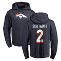 Tlead D.Broncos #2 Pat Surtain II Player Navy Pullover Hoodie Limited Stitched Jerseys