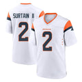 Tlead D.Broncos #2 Pat Surtain II Player White Home Game Stitched Jerseys