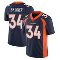 Tlead D.Broncos #34 JL Skinner Player Navy Vapor Untouchable Limited Game Stitched Jerseys