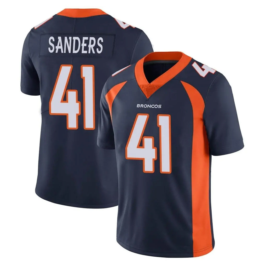 Tlead D.Broncos #41 Drew Sanders Player Navy Vapor Untouchable Limited Game Stitched Jerseys
