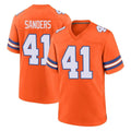 Tlead D.Broncos #41 Drew Sanders Player Orange Alternate Collection Throwback Game Stitched Jerseys
