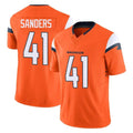 Tlead D.Broncos #41 Drew Sanders Player Orange Vapor F.U.S.E. Limited Home Game Stitched Jerseys