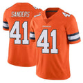 Tlead D.Broncos #41 Drew Sanders Player Orange Vapor Untouchable Limited Home Game Stitched Jerseys