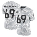Tlead D.Broncos #69 Mike McGlinchey Player Arctic Camo Salute To Service Limited Stitched Jerseys