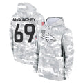 Tlead D.Broncos #69 Mike McGlinchey Player Arctic Camo Salute to Service Hoodies Limited Game Stitched Jerseys