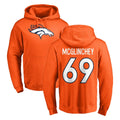 Tlead D.Broncos #69 Mike McGlinchey Player Orange Pullover Hoodie Limited Stitched Jerseys