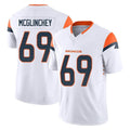 Tlead D.Broncos #69 Mike McGlinchey Player White Limited Vapor F.U.S.E. Home Game Stitched Jerseys