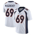 Tlead D.Broncos #69 Mike McGlinchey Player White Vapor Untouchable Limited Home Game Stitched Jerseys