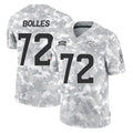 Tlead D.Broncos #72 Garett Bolles Player Arctic Camo Salute To Service Limited Stitched Jerseys