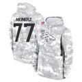 Tlead D.Broncos #77 Quinn Meinerz Player Arctic Camo Salute to Service Hoodies Limited Game Stitched Jerseys