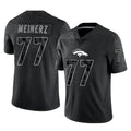 Tlead D.Broncos #77 Quinn Meinerz Player Black Reflective Limited Stitched Jerseys