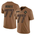 Tlead D.Broncos #77 Quinn Meinerz Player Brown Salute To Service Limited Stitched Jerseys