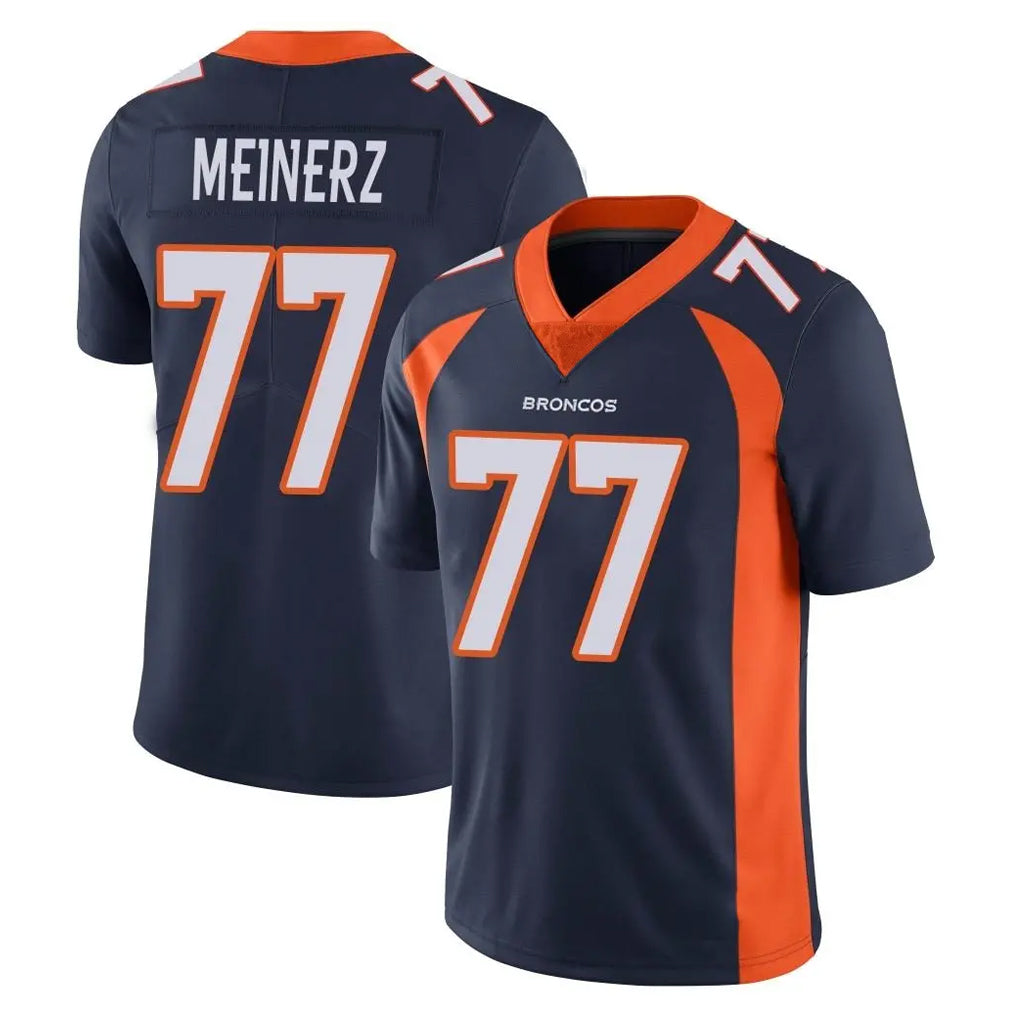 Tlead D.Broncos #77 Quinn Meinerz Player Navy Vapor Untouchable Limited Game Stitched Jerseys