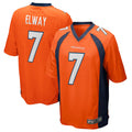 Tlead D.Broncos #7 John Elway Player Orange Game Stitched Jerseys