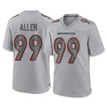 Tlead D.Broncos #99 Zach Allen Player Gray Atmosphere Fashion Limited Game Stitched Jerseys
