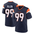 Tlead D.Broncos #99 Zach Allen Player Navy Home Game Stitched Jerseys
