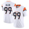 Tlead D.Broncos #99 Zach Allen Player White Limited Vapor F.U.S.E. Home Game Stitched Jerseys