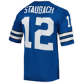 Tlead D.Cowboys 1971 #12 Roger Staubach Mitchell & Ness Royal Authentic Throwback Retired Player Jersey