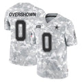 Tlead D.Cowboys #0 DeMarvion Overshown Player Arctic Camo Salute to Service Limited Home Game Stitched Jerseys