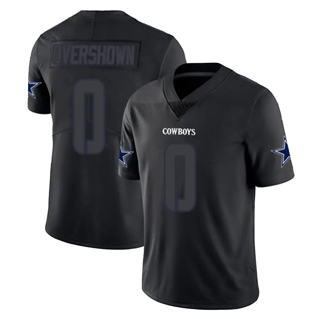 Tlead D.Cowboys #0 DeMarvion Overshown Player Black Impact Limited Home Game Stitched Jerseys