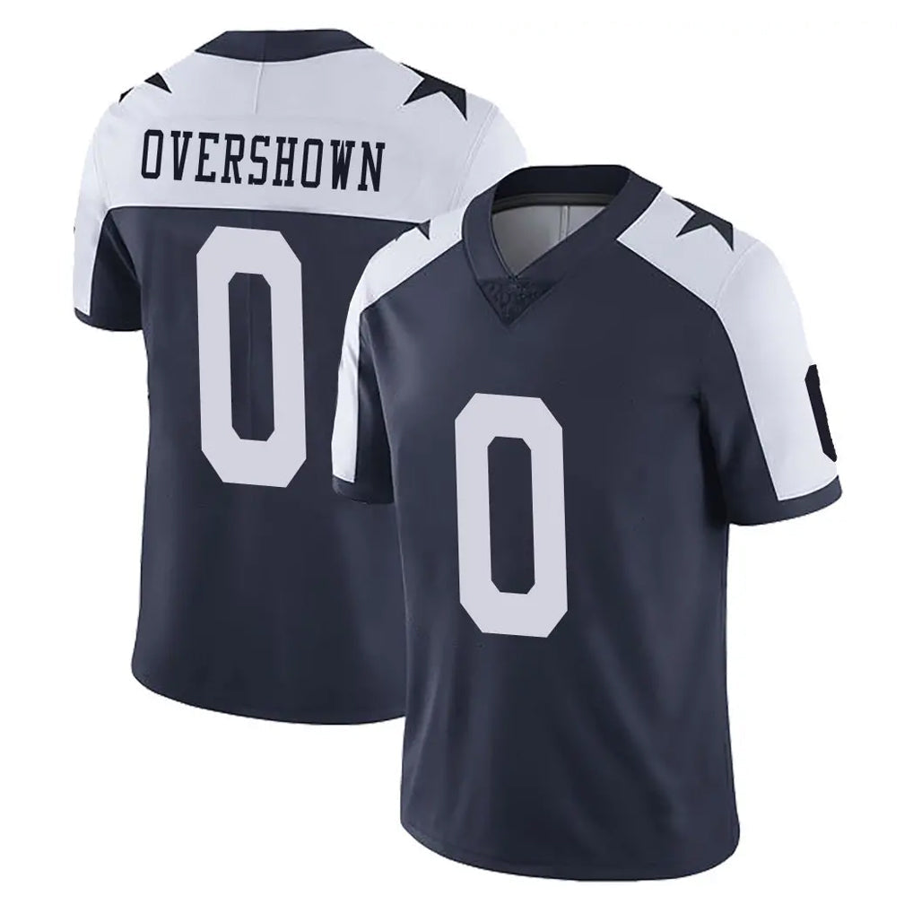 Tlead D.Cowboys #0 DeMarvion Overshown Player Navy-White Limited Alternate Vapor Untouchable Home Game Stitched Jerseys