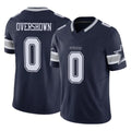 Tlead D.Cowboys #0 DeMarvion Overshown Player Navy Limited Vapor F.U.S.E. Home Game Stitched Jerseys