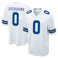 Tlead D.Cowboys #0 DeMarvion Overshown Player White Home Game Stitched Jerseys