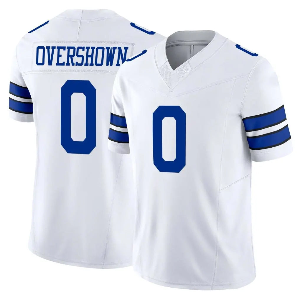 Tlead D.Cowboys #0 DeMarvion Overshown Player White Limited Vapor F.U.S.E. Home Game Stitched Jerseys
