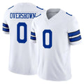 Tlead D.Cowboys #0 DeMarvion Overshown Player White Limited Vapor F.U.S.E. Home Game Stitched Jerseys