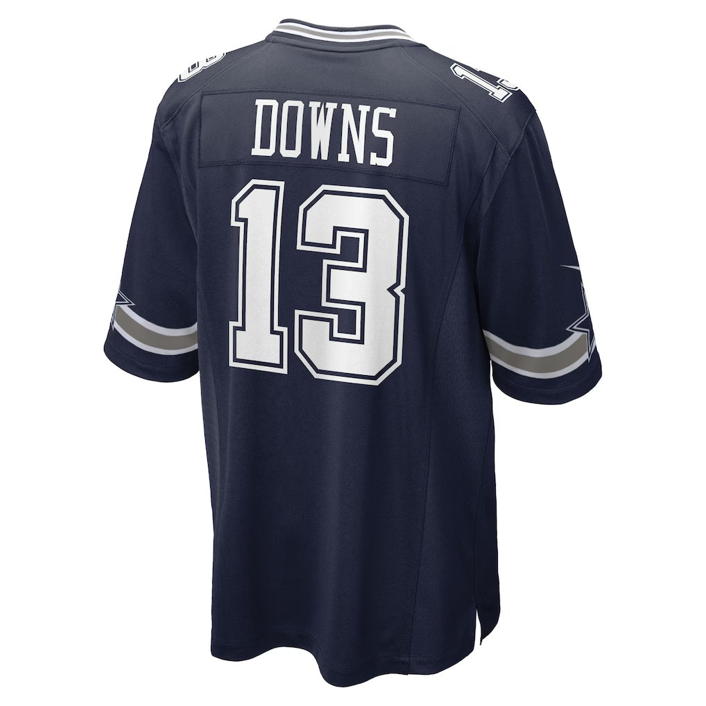 Tlead D.Cowboys #13 Caleb Downs Navy 2026 Draft First Round Pick No. 11 Team Game Stitched Jerseys