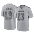 Tlead D.Cowboys #13 Caleb Downs Player Gray Atmosphere Fashion Home Game Stitched Jerseys