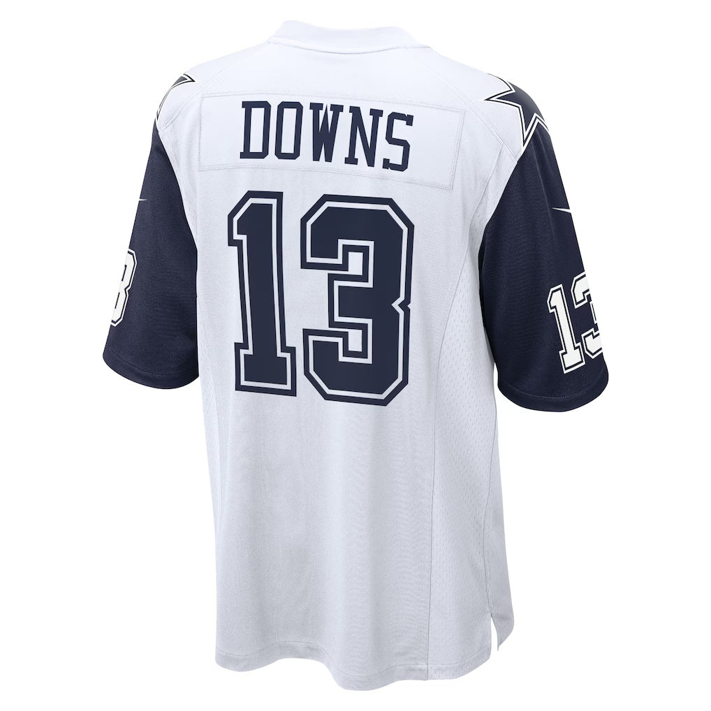 Tlead D.Cowboys #13 Caleb Downs White Alternate Game Stitched Jerseys